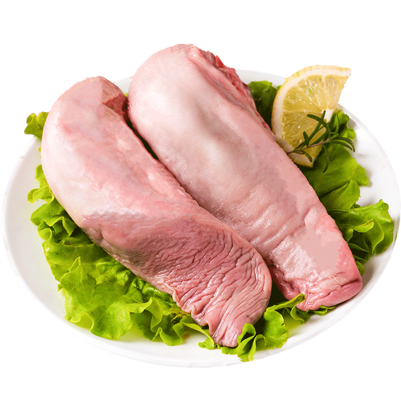 龙大肉食 猪舌500g 猪舌头冷冻猪舌头熟食原料猪舌 生鲜 猪肉 猪肉生鲜