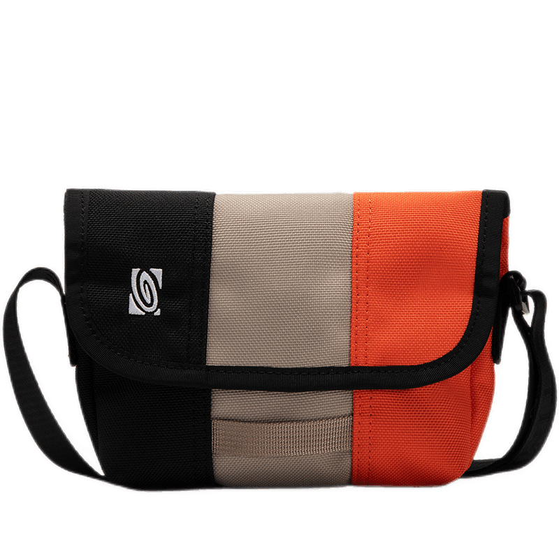 TIMBUK2迷你斜挎包邮差包休闲单肩包时尚胸包腰包小挎包手机包男 音速黑/热带桔红