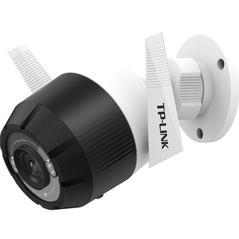 TP-LINK 400万高清摄像头家用监控器防水无线家庭室外户外tplink可对话网络手机远程门口高清TL-IPC64NA-4