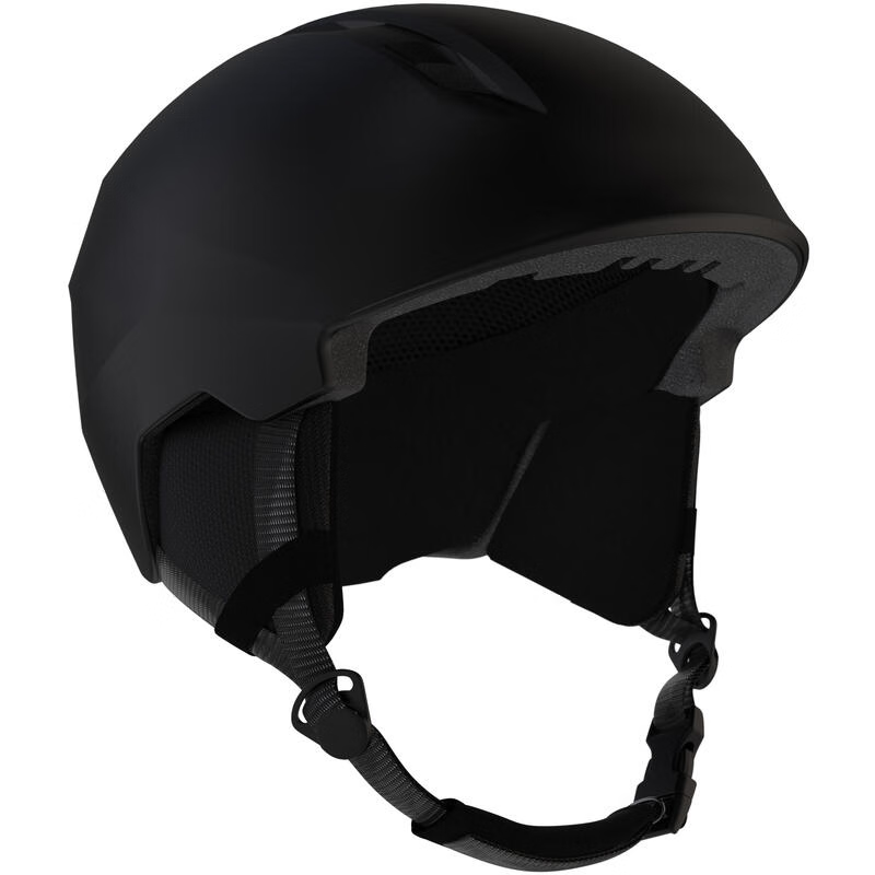 迪卡侬头盔滑雪运动保暖透气成人男女专业头盔WEDZE1黑色L 2953020