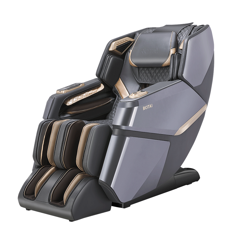 荣泰（ROTAI）按摩椅家用全身太空舱智能电动按摩全自动多功能老人沙发坐椅送老人礼物 A60深灰色