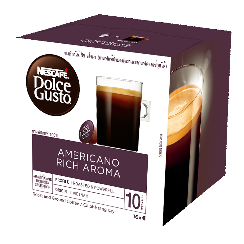 DOLCE GUSTO 多趣酷思胶囊咖啡 原装进口黑咖啡花式咖啡奶香研磨咖啡 3盒装 意式浓缩3盒装