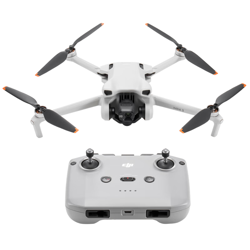 大疆 DJI Mini 3 入门优选航拍机 迷你长续航飞行器 适配高清带屏遥控器 智能高清拍摄无人机 长续航畅飞套装 官方标配 无内存卡