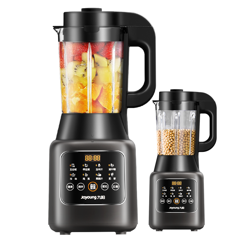九阳（Joyoung） 破壁机加热破壁料理机家用破壁豆浆机可预约料理机1.2L大容量【肖战推荐】 L12-P126【太空灰】