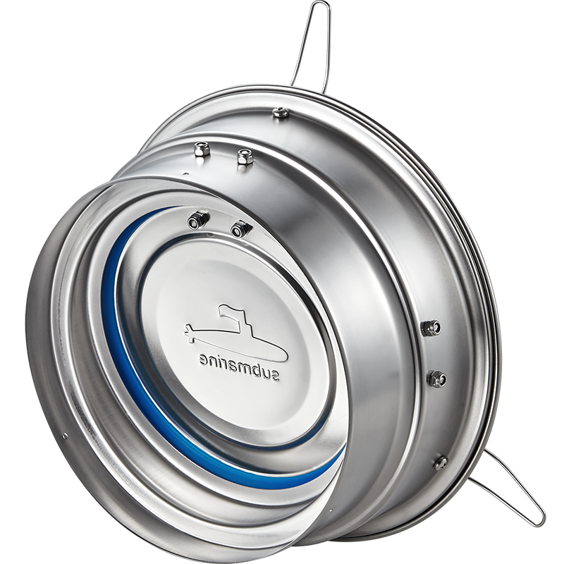 潜水艇（Submarine）GH160厨房油烟机止逆阀 公共烟道防味器不锈钢升级款