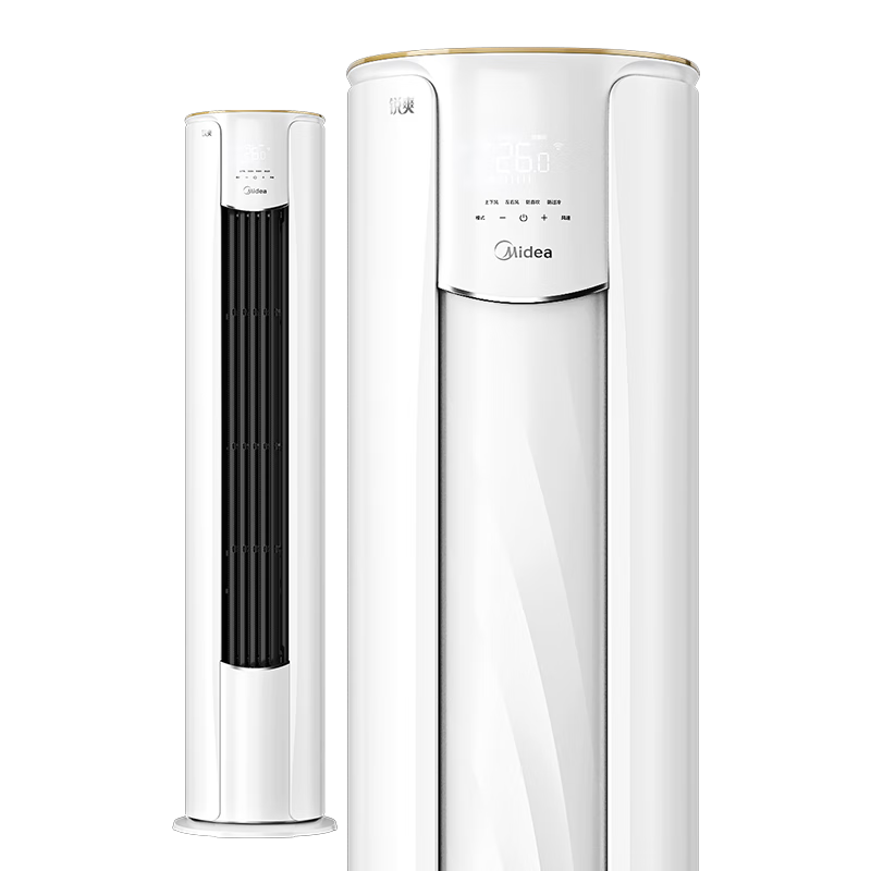 美的(Midea)空调 2匹风酷 新能效 智能变频冷暖 客厅空调立式柜机  KFR-51LW/N8MJC3京东小家智能生态