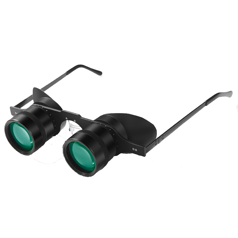 BIJIA钓鱼望远镜10X34看漂专用头戴式眼镜高倍高清观距演唱会微观夜视