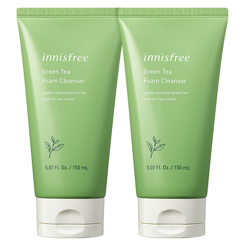 悦诗风吟（Innisfree）绿茶泡沫洗面奶精粹补水保湿控油清爽温和不紧绷洁面乳护肤品男女