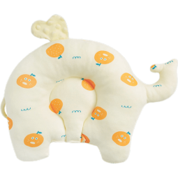 棉花堂婴儿枕头0-3个月四季通用透气棉宝宝棉花枕新生儿定型枕lb 呆萌果果
