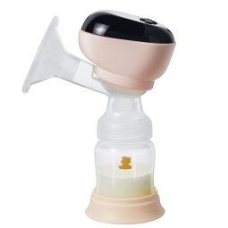 小白熊电动吸奶器便携一体式无线单边吸奶器多档吸乳催乳无痛吸奶器3016 便携一体式吸奶器HL-3016