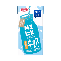 三元 小方白低脂高钙牛奶200ml*24礼盒装 家庭量贩装