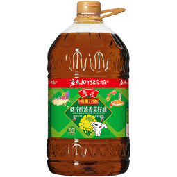 鲁花 香飘万家系列 低芥酸浓香菜籽油 6.09L 