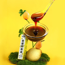 老金磨方 枇杷秋梨膏蜂蜜砀山梨菊花老人儿童可食用 随身瓶装130g