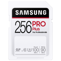 三星（SAMSUNG）256GB 高速SD存储卡 U3 C10 4K PRO Plus内存卡  全高清数码相机卡单反微单卡 读速100mb/s
