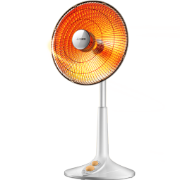 艾美特（AIRMATE）取暖器/电暖器家用/小太阳/鸟笼子电热暖气 92厘米台立高度可调节暖气扇烤火炉 HF1214T-W