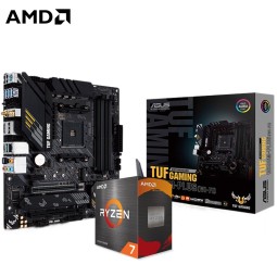AMD 锐龙R5/R7 5600X 5800X 5900X搭华硕B550X570 CPU主板套装 TUF B550M-PLUS WIFI Ⅱ重炮手 R5 5600 盒装CPU套装
