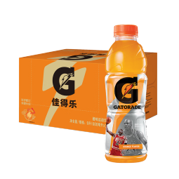 百事可乐 佳得乐 GATORADE 橙味 电解质水 功能运动饮料 600ml*15瓶整箱