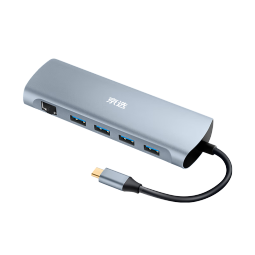 京选 Type-C十一合一扩展坞 适用于苹果华为小新2MacBook笔记本USB-C转HDMI分线器VGA适用雷电4K转接头