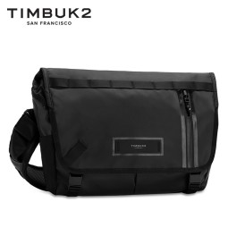 TIMBUK2邮差包信使包反光防雨斜挎休闲包16英寸单肩包男 音速黑特别款2.0 Stash