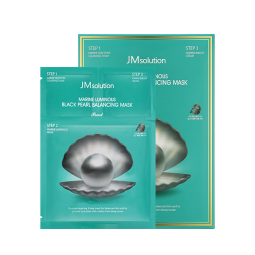 JMsolution肌司研三部曲深海黑珍珠平衡面膜套组30ml*10片  保湿清爽不油腻