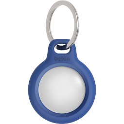 贝尔金（BELKIN） 苹果AirTag钥匙扣 防丢器追踪器耐脏防摔 黑色 钥匙扣-蓝色
