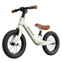 乐卡（Lecoco）儿童平衡车2-6岁自行车无脚踏单车溜溜车滑步车 丝绒摩卡