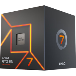 AMD 7000系列 锐龙7 7700 智酷版处理器 (r7)5nm 8核16线程 加速频率至高5.3Ghz 65W AM5接口 盒装CPU
