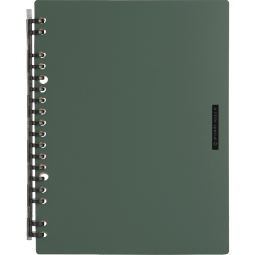国誉(KOKUYO)一米新纯超薄便携B5活页本24孔办公笔记本子活页纸可替换 20张 绿色 WSG-RUSP51G
