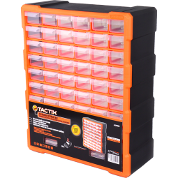 拓为（Tactix）乐高收纳盒分格工具盒零件盒60格乐高LEGO模型零件盒可上墙抽屉式塑料零件箱 