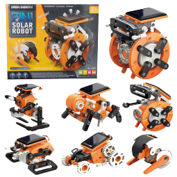 享再玩 7合1太阳能智能机器人机械传动科学小制作儿童礼物 7合一太阳能机器人