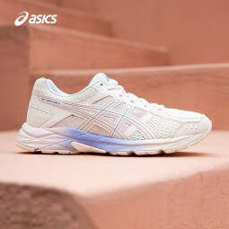 亚瑟士ASICS缓震透气女子跑鞋GEL-CONTEND 4 T8D9Q-109 米色 38