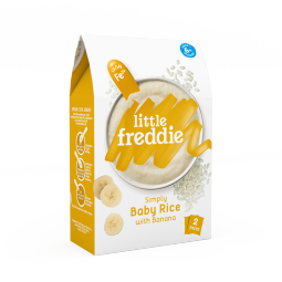 小皮（Little Freddie）有机高铁香蕉大米粉欧洲原装进口婴儿辅食强化铁米糊160g*1盒