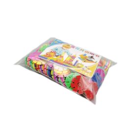 爱乐心 雪花片3cm中号加厚雪花积木玩具收纳袋塑料拼插拼装宝宝儿童早教玩具男孩小孩礼物3-6岁 800片雪花积木+车轮6件套【小收纳盒】