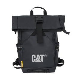 CAT卡特双肩包15英寸电脑包PVC时尚潮流背包旅行休闲书包黑 83640