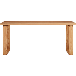 林氏家居北欧全实木餐桌椅组合家用长方形吃饭桌子LH043 【原木色】LH043R1-A 1.8米餐桌