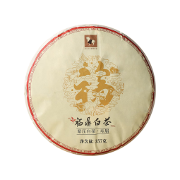 八马茶业 福鼎白茶 寿眉 太姥山原产地 经典白茶饼 茶叶饼装357g