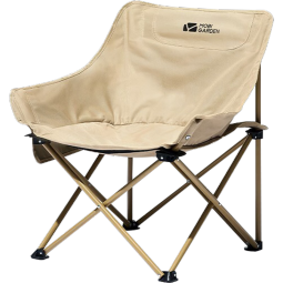 牧高笛（MOBIGARDEN） 折叠椅户外露营便携靠背钓鱼椅折叠椅懒人椅家庭休闲月亮椅 樱花粉
