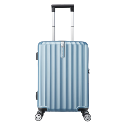 新秀丽（Samsonite）行李箱男女拉杆箱旅行箱飞机轮登机箱GU9*11001浅蓝色20英寸