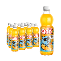 可口可乐（Coca-Cola）美汁源酷儿 Qoo 橙味果汁饮料 450ml*12瓶 新老包装随机发货