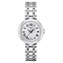天梭（TISSOT）瑞士手表小美人系列钢带石英女士轻奢时尚腕表T126.010.11.013.00 白盘钢带