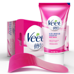 薇婷Veet脱毛膏 中性肌肤适用25g 男女士学生通用 快速腋下四肢去毛