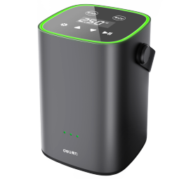 得力（deli）智能无线车载充气泵大功率 温度感应 便携式电动打气筒汽车充气泵