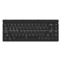 RK925折叠便携机械键盘蓝牙有线双模手机IPAD办公键盘68键可充电锂电池带支架白色背光黑色青轴