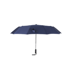 Neyankex 全自动雨伞12骨防风三折叠伞纯色创意自开收男女学生订制logo 灰色