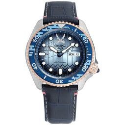 精工（SEIKO） 5号手表鬼灭之刃IP联名限量款防水运动夜光机械男表 嘴平伊之助SRPJ26K1