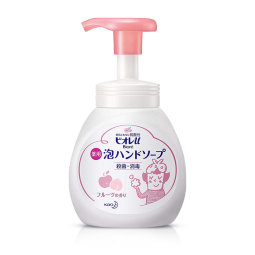 日本花王（KAO）洗手液 儿童洗手液 抑菌洗手液 宝宝洗手液泡沫 250ml 健康抑菌率99.9% 水果味