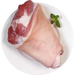 精气神 国产山黑猪猪前肘1kg 冷冻黑猪猪蹄膀猪肘子生鲜 黑猪肉生鲜