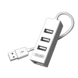 优越者(UNITEK)USB分线器2.0高速4口HUB集线器拓展坞笔记本台式电脑转换器扩展坞手机转接头延长线21D0AWH