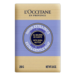 欧舒丹（L'OCCITANE）乳木果薰衣草味香皂250G 滋养保湿净肤 沐浴皂 法国原装