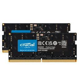 英睿达（Crucial）64GB（32GB×2）套装 DDR5 5200频率 笔记本内存条原厂颗粒